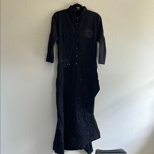 Marithe Francois Girbaud 3/4 sleeve maxi dress, USA 30/8/M